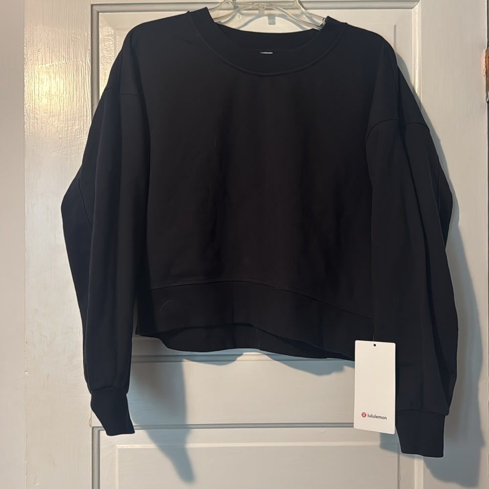 Lululemon Perfectly Oversized Cropped Crew 8 - Picture 4 of 6